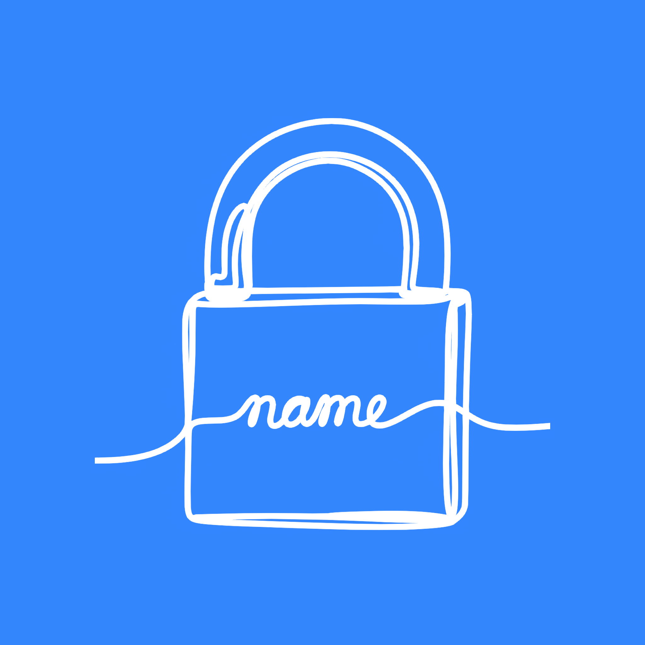 Blockchain identity icon