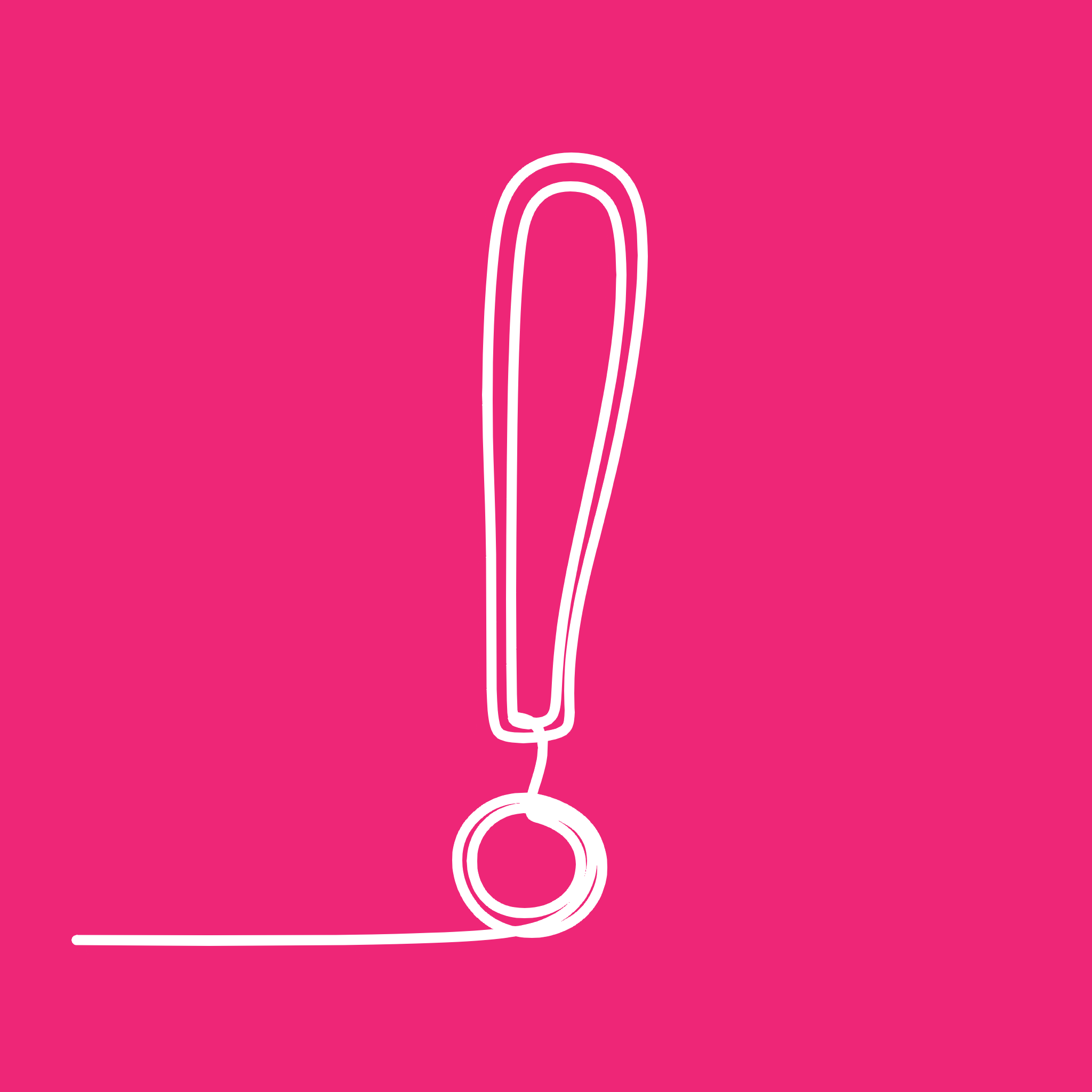 Exclamation point illustration