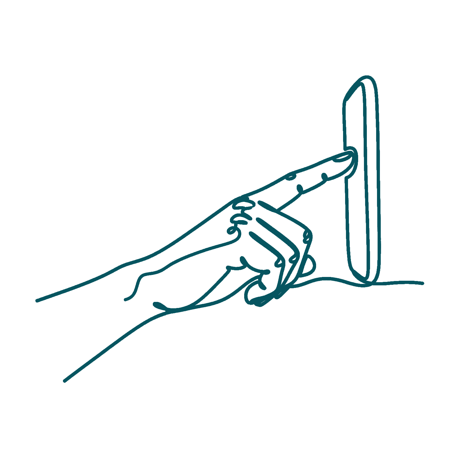 Touch screen illustration